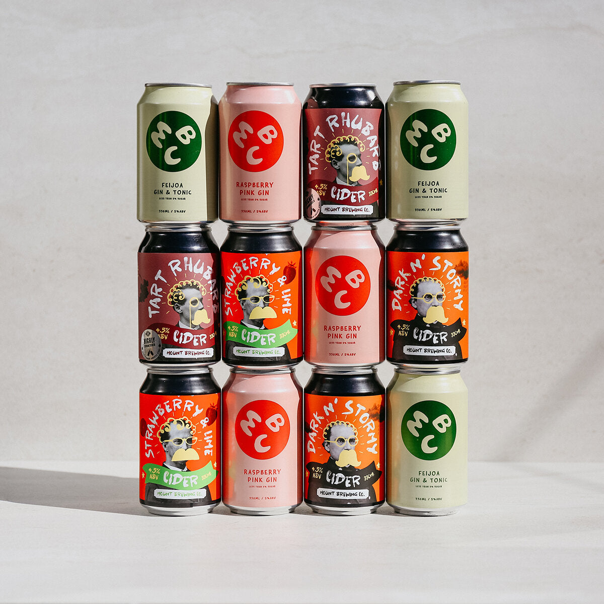 Cider & Gin Mixed Twelve Pack Mount Brewing Co