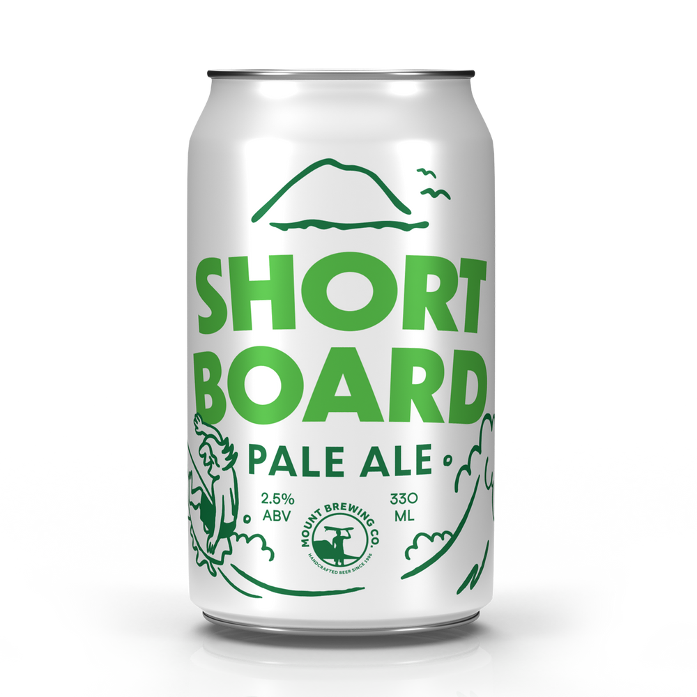Shortboard Pale Ale Mid Strength Mount Brewing Co